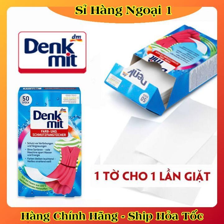 Giấy hút màu và chống phai màu quần áo DENKMIT của Đức