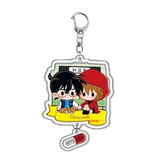 Móc khóa DETECTIVE CONAN ver CHIBI NGÂY THƠ Thám Tử Lừng Danh in hình anime chibi Mica trong acrylic