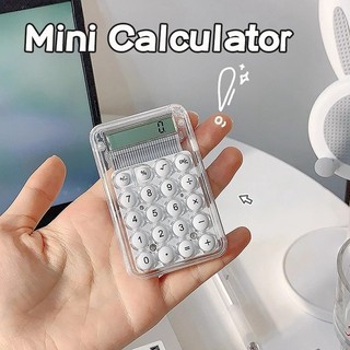 Máy tính Mini Máy tính bỏ túi dễ thương di động Máy tính hoạt hình cho học sinh tiểu học