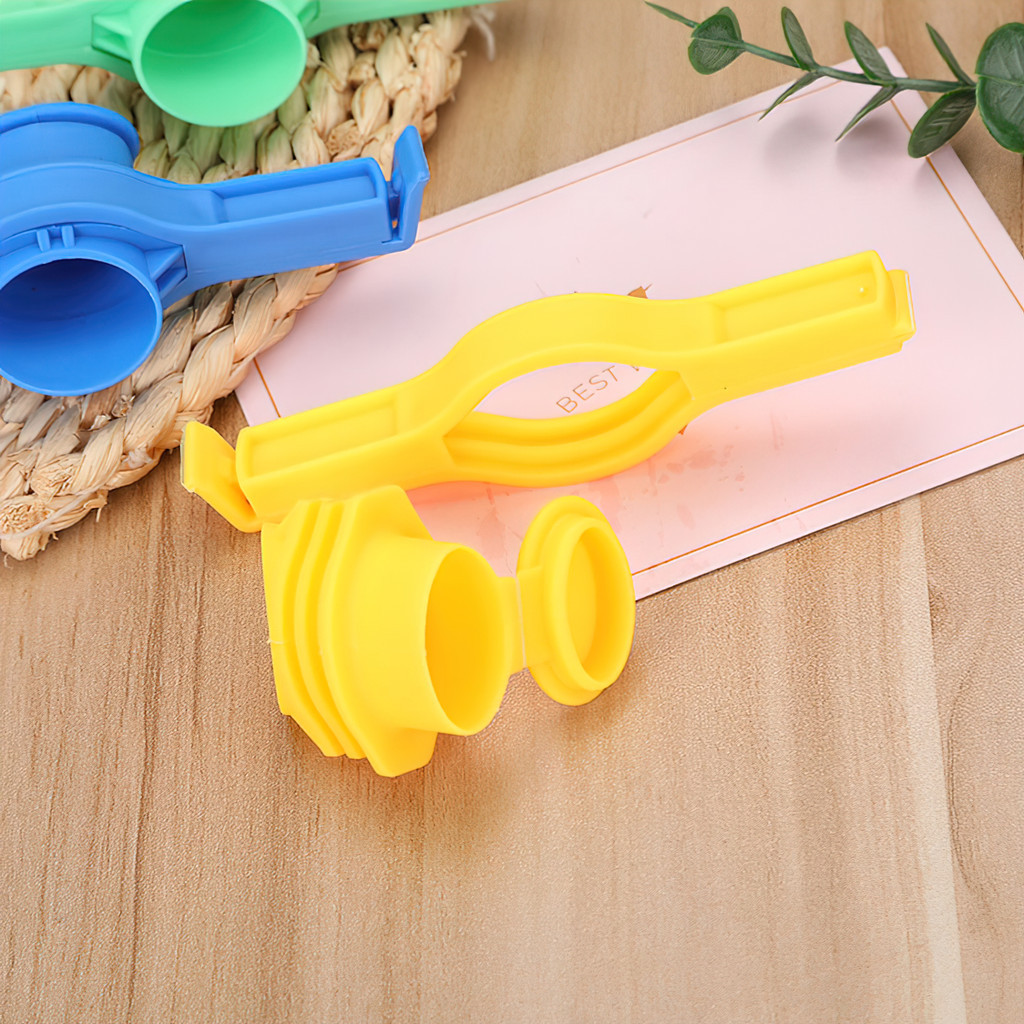 Bộ 5  Kẹp Miệng Túi Bảo Quản Thực Phẩm CÓ NẮP MỞ RÓT tiện lợi FE123