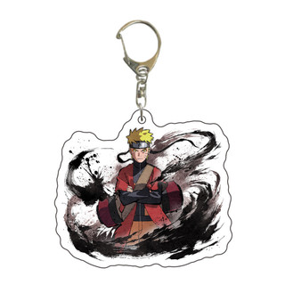 Naruto hai chiều anime ngoại vi Sasuke Itachi Madarabo Phong Shuimen Naruto acrylic móc khóa mặt dây chuyền