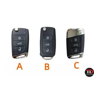 [Hàng có sẵn] Ốp chìa khóa xe Volkswagen cho VW Polo Tiguan Passat B5 B6 B7 Golf EOS 4 5 6 Scirocco Jet