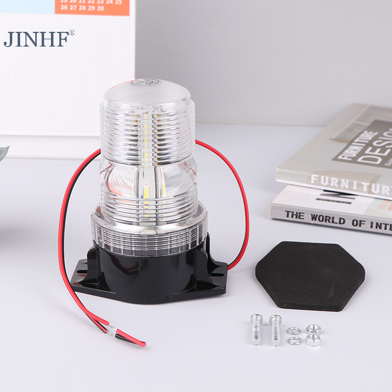 Jinhf 10-80V 30 LED Công Suất Cao Cảnh Báo Khẩn Cấp Flash Nhấp Nháy Đèn Tín Hiệu Cho Xe Nâng Xe Tải Trường Học Xe Buýt Xanh Đỏ Trắng Vàng HOT