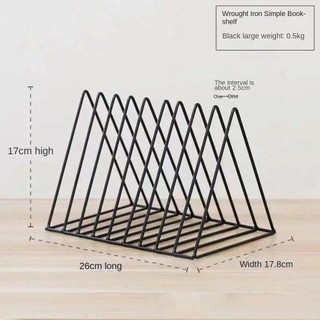 Kệ lưu trữ MEGOCE, Hộp sách tam giác phong cách Iron Art Ins, Hộp đựng báo tạp chí sách Hộ gia đình