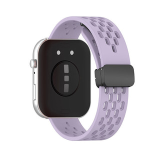 Dây đeo + Đầu nối Khóa gấp Dây đeo silicon khóa từ tính cho Huawei Watch Fit 3 / Fit 4 / Fit5 / Pro