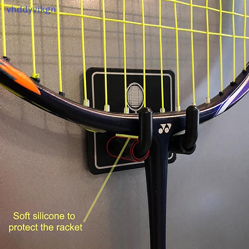 Vhdd Treo Tường Vợt Giá Đỡ Vợt Tennis Vợt Cầu Lông Giá Đỡ Thép Không Gỉ Móc Treo Tường Lưu Trữ VN