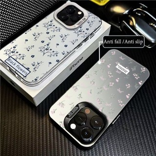 Ốp điện thoại mờ hình hoa màu trắng trung tâm mua sắm cho Xiaomi Poco F3 F4 GT X3 NFC F5 F6 X6 X5 M6 Pro C61 C65 C55 C31 M3 M4 M5 M5S Vỏ chống sốc cao cấp