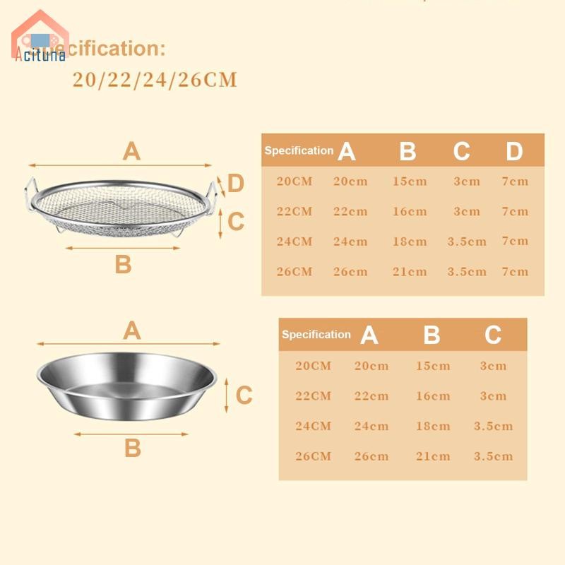 1 Máy Tính Thép Không Gỉ Chiên Khay Dầu Giỏ Lưới Chiên Nướng Thực Phẩm Lọc Nhà Bếp
