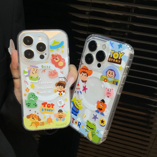 Ốp bảo vệ họa tiết cặp đôi Buzz Lightyear cho iPhone 15pro 15promax 14 14promax 14pro 16 pro max 16 plus ốp lưng trong suốt