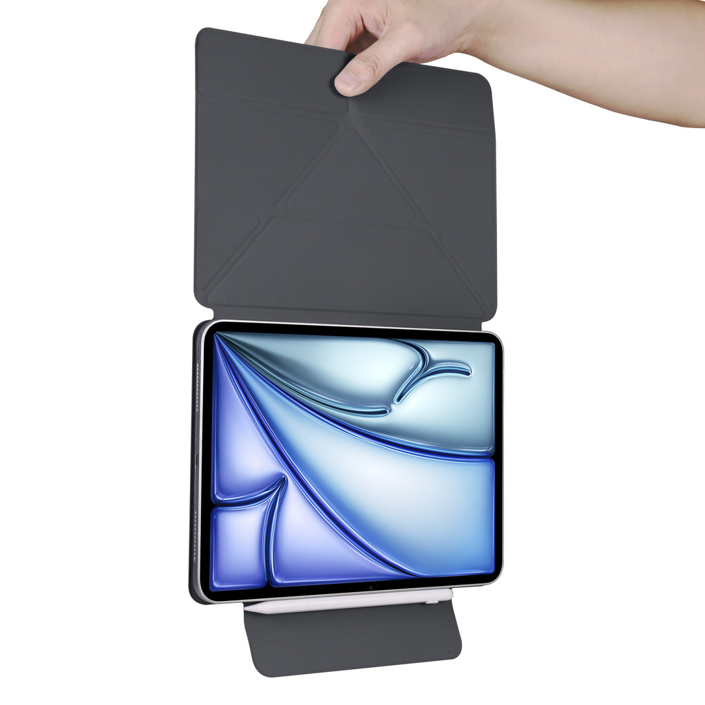 Vỏ Folio Có Thể Gập Lại Cho IPad Air4 Air5 Air6 Air 11 13 M2 10.9 "Pro11 Pro12,9 2018 2020 2021 2022 A16 Pro M4 11 13 2024 Vỏ Da Siêu Mỏng