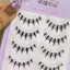 IOIIK 5 Cặp Lông Mi Giả Gói Handmade Mềm Mại Có Thể Tái Sử Dụng Mỏng Hơn Dây Mi Giả