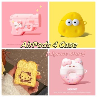 Ốp Tai Nghe Hoạt Hình Silicon Mềm Apple AirPods 4 [2024] AirPods Pro2 AirPods 3 2 1 Tai Nghe Không Dây Vỏ Màu Hồng Thỏ Mèo Dễ Thương