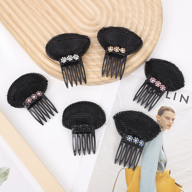 Bọt biển kẹp tóc vô hình - Đế khối lượng puff, đệm tóc bun cho nữ