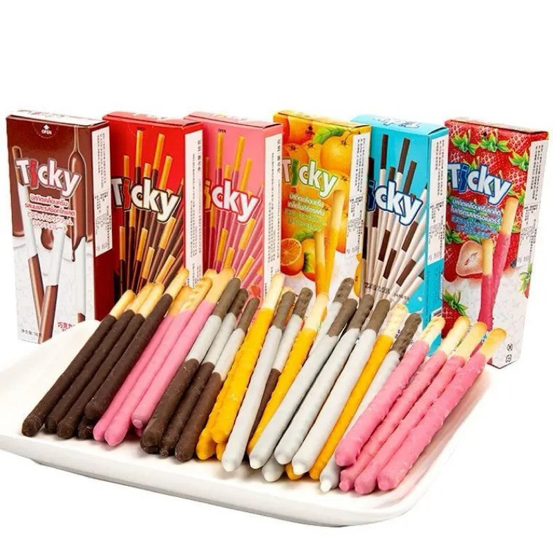 Bánh que Ticky Socola Thái Lan Hộp 20g, Bánh Que Thái Lan Đủ Vị, Bánh ...
