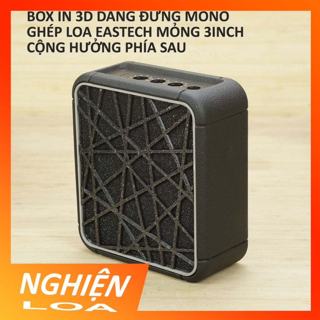 [NGHIỆN LOA] Box loa mini bọc da in 3D dáng Stockwell ghép loa mỏng ...