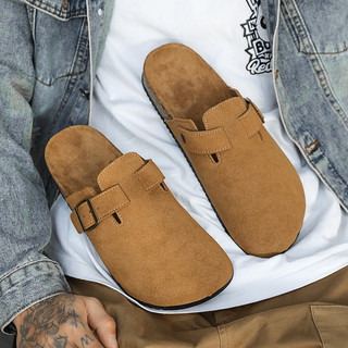 Hàng sẵn có Giày Slip-On Clogs Phong cách cặp đôi Kích thước lớn Miễn phí vận chuyển