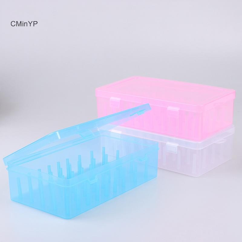 Cminyp 42 Trục Chỉ May Hộp Trong Suốt Dây Bảo Quản Hộp Đựng Glory