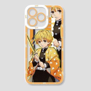 Ốp Lưng Cho Samsung Galaxy A55 A54 A35 A34 A14 M54 5G A25 A15 A05 S24 Ultra S24 Plus Vỏ Điện Thoại Di Động Anime Demon Slayer Tokitou Muichirou Zenitsu Tanjirou Inosuke Trong Suốt Mềm Mại