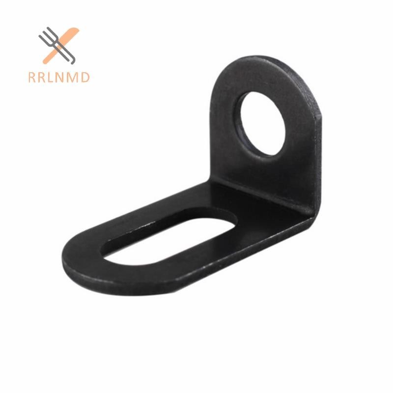 Rrlnmd 10 Chiếc Góc Kim Loại Nẹp s Góc Phải L Hình Nẹp Đen MỚI