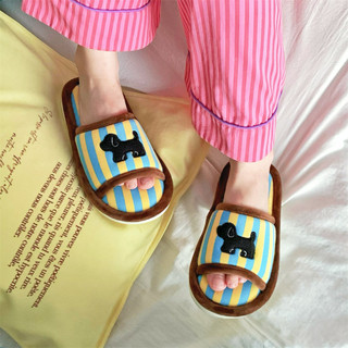 Xixitiao Giày Gia Đình Sọc Độc Đáo Vải Lanh Cotton Thấm Hút Mồ Hôi Mùa Xuân Mùa Hè Học Sinh