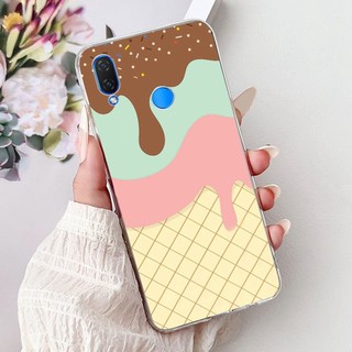 Dành Cho Huawei Nova 3i INE-LX1 INE-LX2 Vỏ Tranh Họa Tiết Hoa Thanh Lịch Mới Nova3i Vỏ Điện Thoại TPU Silicon Mềm