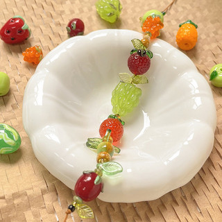 [Raspberry Dứa Xanh] Vòng tay và vòng cổ thủy tinh hạt rời - DIY handcrafted Jewelry