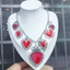 MERIGGIARE Trái Tim Vòng Cổ Chokers, Mạ Bạc Thánh Kitô Giáo Công Giáo Mặt Dây Chuyền Cổ Vintage Chokers, Vòng Cổ Choker Thép Không Gỉ Nóng Trang Sức Nữ