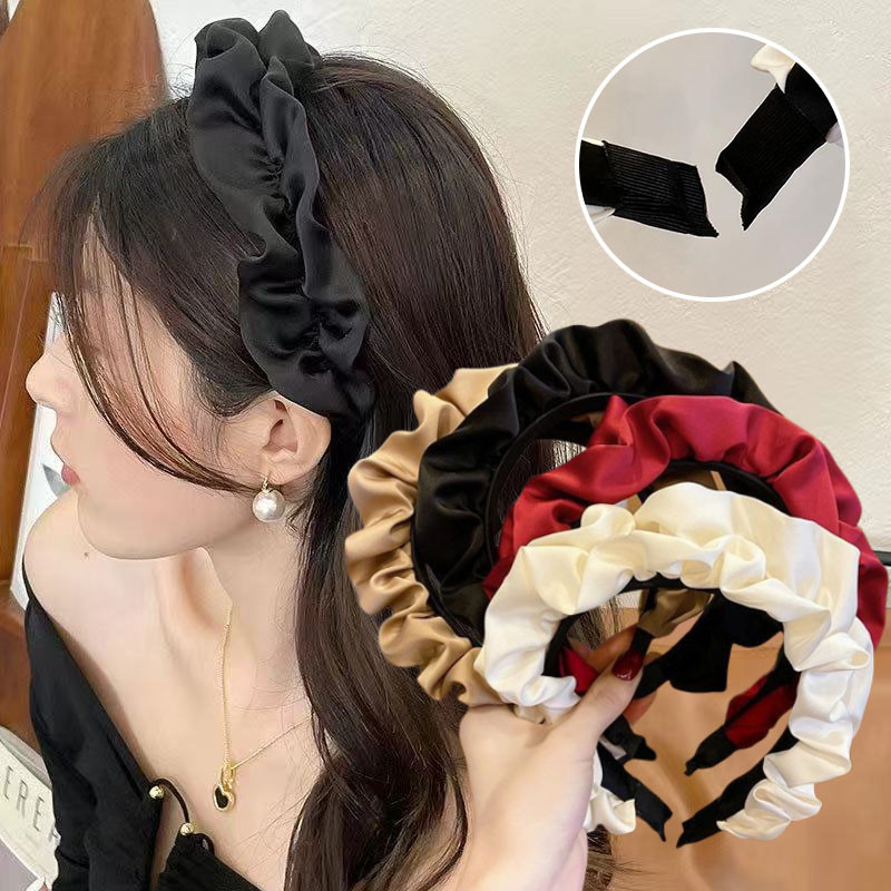 Băng đô thiết kế thời trang cao và rộng, phụ kiện tóc đa năng