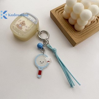 Kudosation Túi Thời Trang Quyến Rũ Phiên Bản Q Hoạt Hình Bóng Bàn Cầu Lông Bóng Đá Móc Khóa Túi Xách Mặt Dây Chuyền Sáng Tạo Ba Lô Trang Trí Quà Tặng