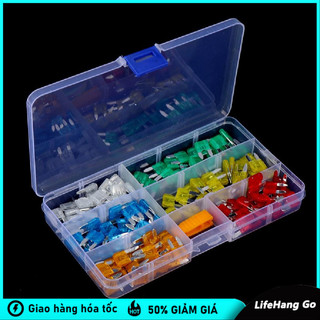 Bộ 120 Cầu Chì Dự Phòng cho Xe Hơi, Xe Máy, Xe Tải 6 thông số kỹ thuật khác nhau
