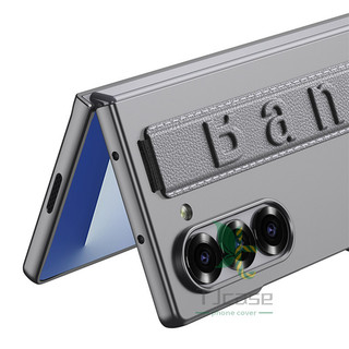 Ốp lưng dây đeo cổ tay siêu mỏng Samsung Galaxy Z Fold 7 Vỏ dây đeo cổ tay co giãn màu trơn