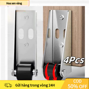 【24H】1 / 2 / 4 Đồ nội thất tiện lợi Bánh xe định hướng gắn đáy - Bánh Xe Chống Xệ Cửa, Kẹt Cửa, Bánh Xe Trợ Lực