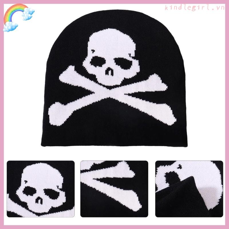 KING Beanies Skeleton Họa Tiết, Chống Gió, Phù Hợp Cho Thiếu Niên Mùa Đông