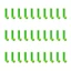 Treeling 30 gói Sức mạnh Silicone Hình chữ L Bobbers Nút chặn bánh răng câu cá