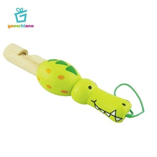 Gamchiano 1 Cái Còi Động Vật Âm Nhạc Khai Sáng Bé Trẻ Em Giáo Dục Đồ Chơi Bằng Gỗ