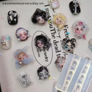 [savemoneyeveryday] Khuôn Silicon Hoa Hồng 3D Trang Trí Móng Tay Nghệ Thuật DIY Cherry Design Mẫu Móng Tay Trang Sức Thủ Công Dụng Cụ Thiết Kế Làm Móng Tay [vn]