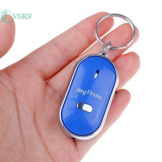 Chenlongshang Xanh Chống Mất Chìa Khóa Tìm Định Vị Móc Khóa Còi Tiếng bíp Báo Động Âm Thanh Đèn LED EN