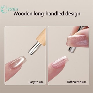 Chenlongshang 3 Trong 1 Nam Châm Mắt Đa Năng Cho Móng Tay Nghệ Thuật Dày Mạnh Từ Dính Hình Trụ Lớn Từ Dụng Cụ Làm Móng Tay DIY EN