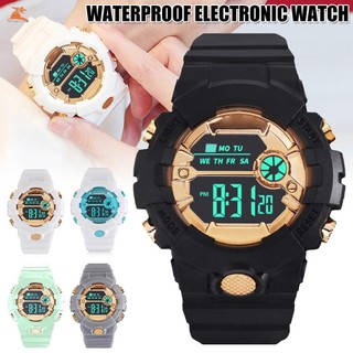 Đồng hồ Unisex kỹ thuật số chống nước Đồng hồ LED Lịch Phụ kiện để sắp xếp thời gian và lịch trình