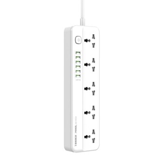 Ổ Cắm Điện Tanaka TNK-OD6522 - 5 ổ cắm, 6 cổng USB, công suất 2500W, điện 250V - Bảo hành 6 tháng