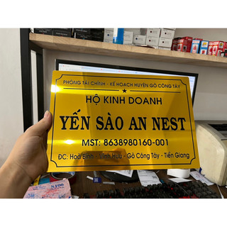 Bảng Công Ty Alu, bảng hộ kinh doanh, biển số nhà, bảng Cty TNHH, công ty cổ phần in theo yêu cầu giá tốt