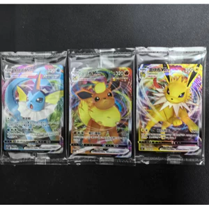 Pokemon S-Trung Quốc Jolteon Flareon Vaporeon Vmax CSHC-002 005 008 HOLO UnopenPack