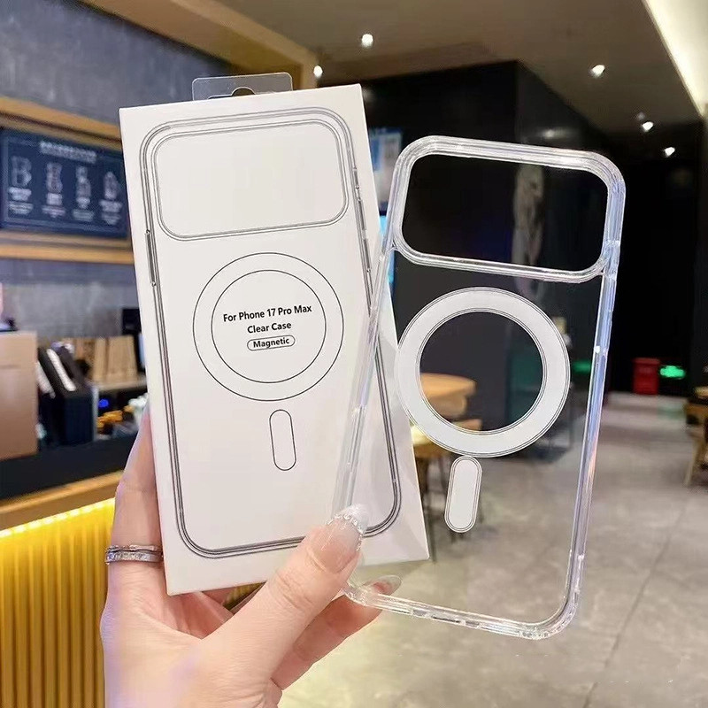 Ốp Điện Thoại I16 Vỏ Bảo Vệ iPhone 17 Pro max Ốp Điện Thoại Trong Suốt 15 Pro Chống Sốc 17pm Pha Lê Trong Suốt 14Promax Lỗ Lớn Vỏ Điện Thoại iPhone
