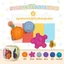 Đồ chơi Montessori QEARY, Khối xây dựng cầu vồng hình học 6 trong 1, Máy phân loại hình động vật dễ thương Nhận dạng màu sắc học tập cho trẻ sơ sinh Đồ chơi phát triển giác quan 0-12 tháng
