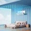 GODD Wall Mount Điều hòa không khí Tấm chắn điều hòa phòng vách ngăn có thể điều chỉnh hướng gió Ngăn chặn thổi trực tiếp