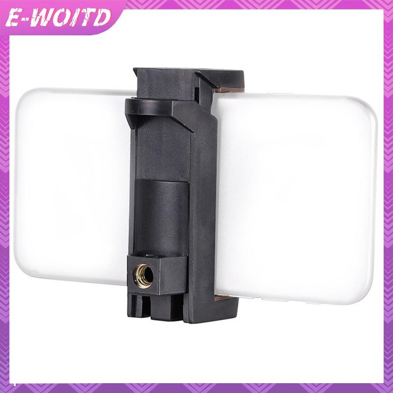 E-woitd Kẹp điện thoại đa năng cho chân máy, giá đỡ có thể thu vào, hỗ trợ quay chụp