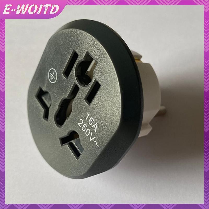 E-woitd 1 CÁI EU Cắm Adapter Đa Năng 16A USto EU Ổ Cắm Chuyển Đổi AU US UK CN Sang EU HNVN