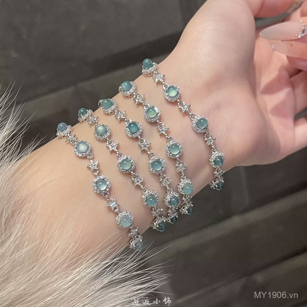 Vòng tay kim cương nữ ánh sáng sang trọng, phong cách mới từ Trung Quốc