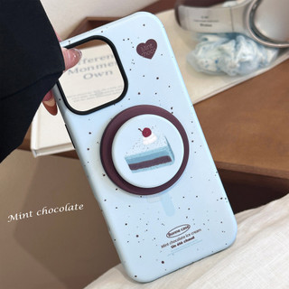 [Sheren] Vỏ Điện Thoại Bánh Thông Minh Bạc Hà Thích Hợp Cho i16 15 14 13 12 11 pro max Vỏ Bảo Vệ Chống Sốc