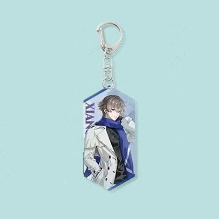 HT2 Sóng Gió Dính Móc Khóa Acrylic The Shorekeeper Mặt Dây Chuyền Yinlin Túi Phụ Kiện Anime Ngoại Vi TH2